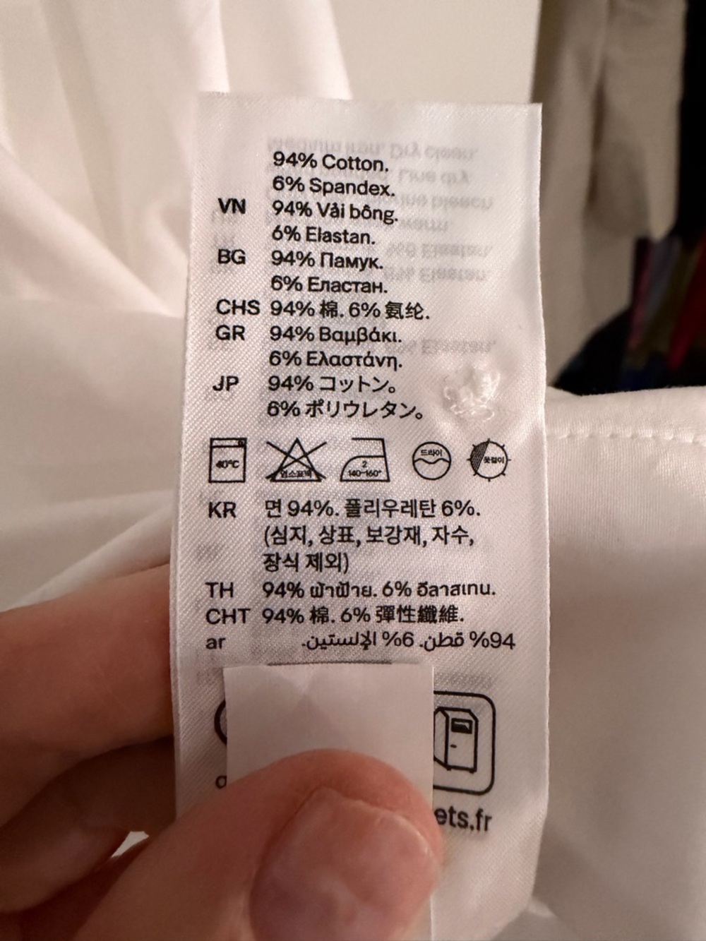 COS White Pintuck Yoke Tie-Front Mini Dress - Picture 7 of 8